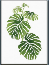 Canvas Painting, Spray Painting, Green Plants, Set Painting, Decoration Painting, Apartment Hotel With Painting, Oil Painting