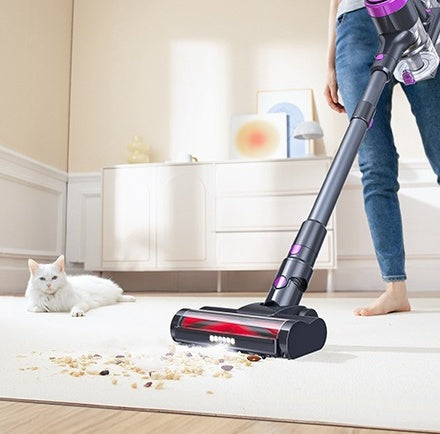 Homeika Cordless Vacuum Cleaner,23KPa 48mins Powerful Suction Vacuum LED Display,Lightweight Stick for HardFloor/Carpet/Pet Hair