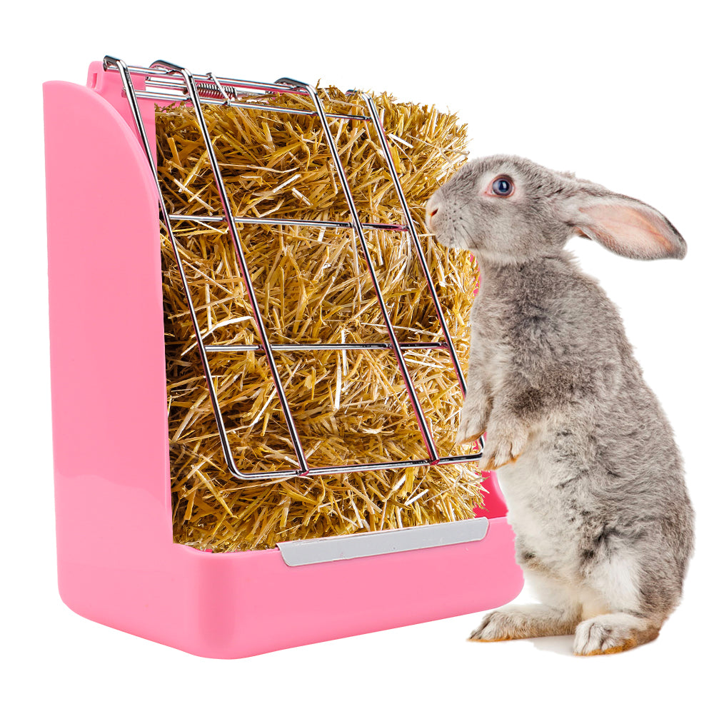 Rabbit Grass Frame Hay Feeder Rabbit Pet Food Container Rabbit Food Basket Grass Hay Bowl Rack Grass Rack Spring Grass Frame