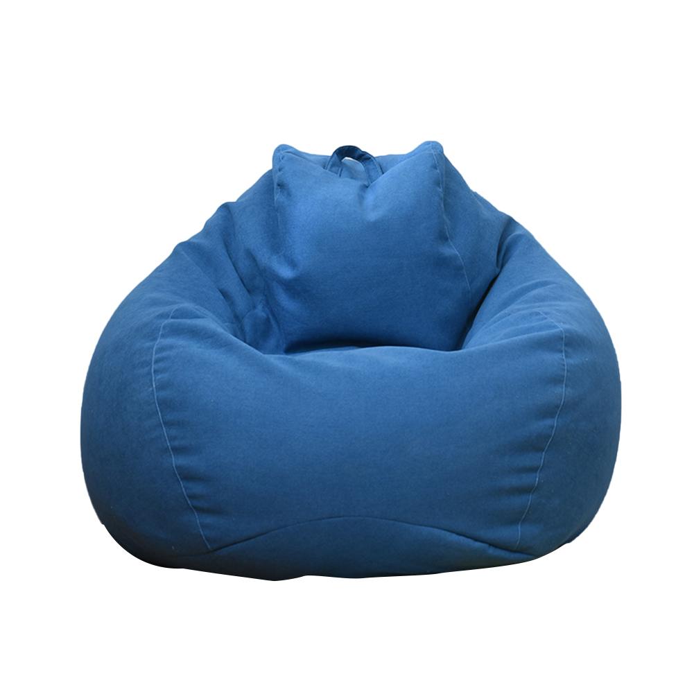 Lazy Sofa Cover Bean Bag Lounger Chair Sofa Seat Living Room Furniture Without Filler Beanbag Sofa Bed Pouf Puff Couch Tatami