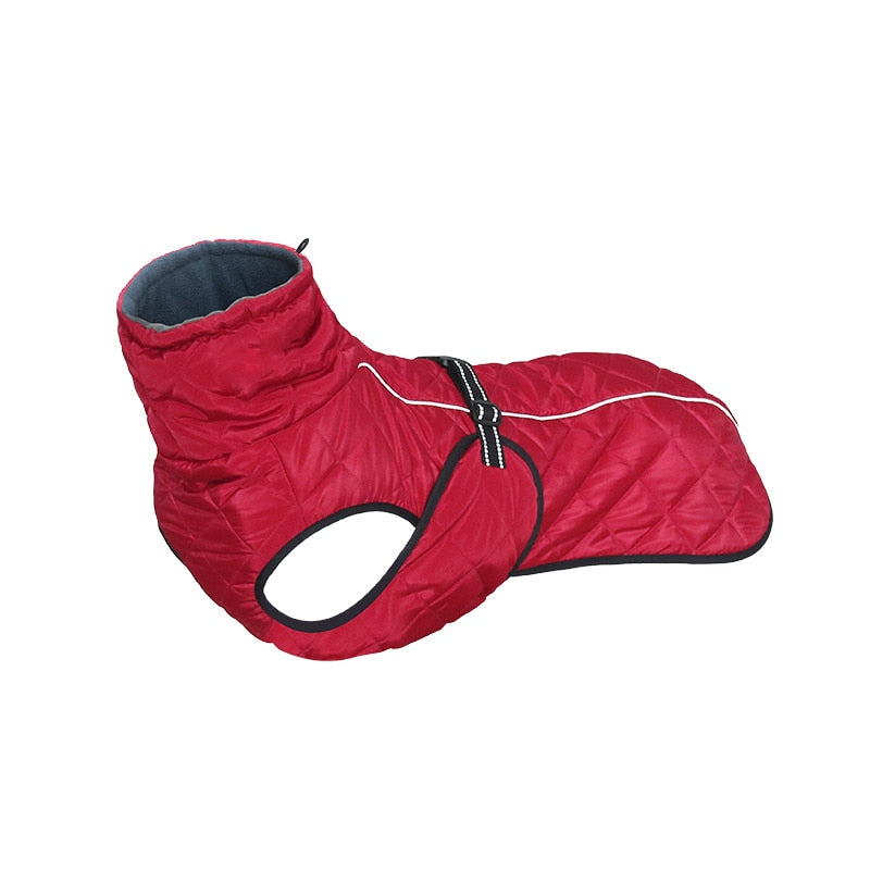 Dog Outdoor Jacket Waterproof Reflective Pet Coat Vest Winter Warm Cotton Dogs Clothing for Large Middle Dogs Labrador