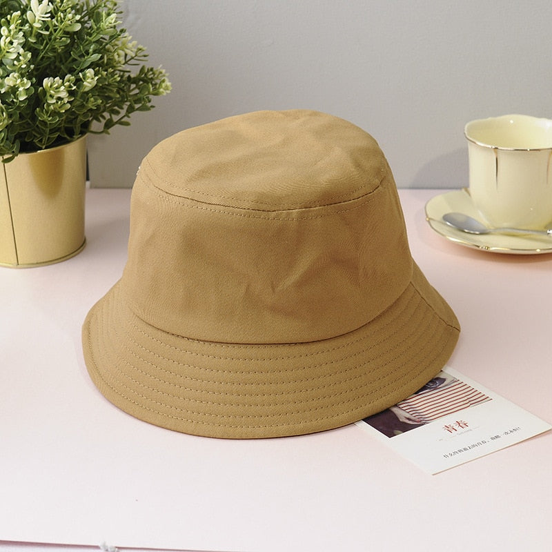 Women Hat Solid Artificial Fur Warm Female Cap Faux Fur Winter Bucket Hat for Women Outdoor Sunscreen Sun Hat Panama Lady Cap