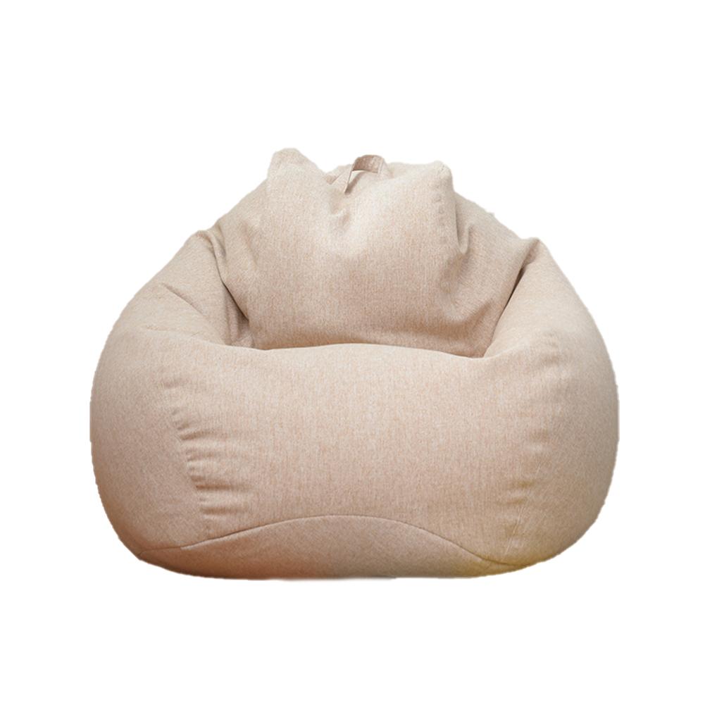 Lazy Sofa Cover Bean Bag Lounger Chair Sofa Seat Living Room Furniture Without Filler Beanbag Sofa Bed Pouf Puff Couch Tatami