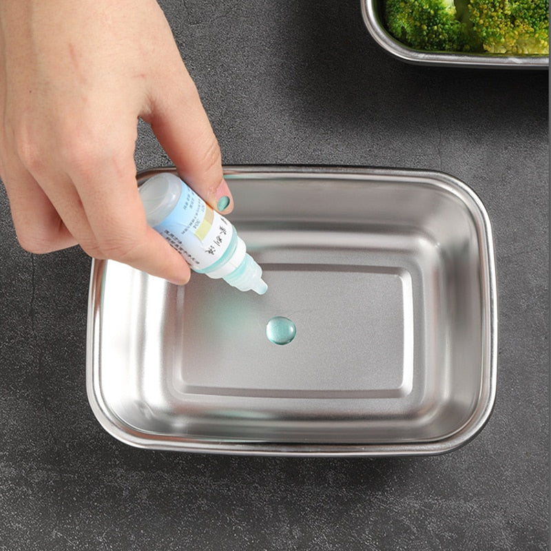 304 Stainless Steel Lunch Box Travel Leakproof Bowls Home Containers Microwave Heating Lunchboxs Big Capacity Food Lunchbox