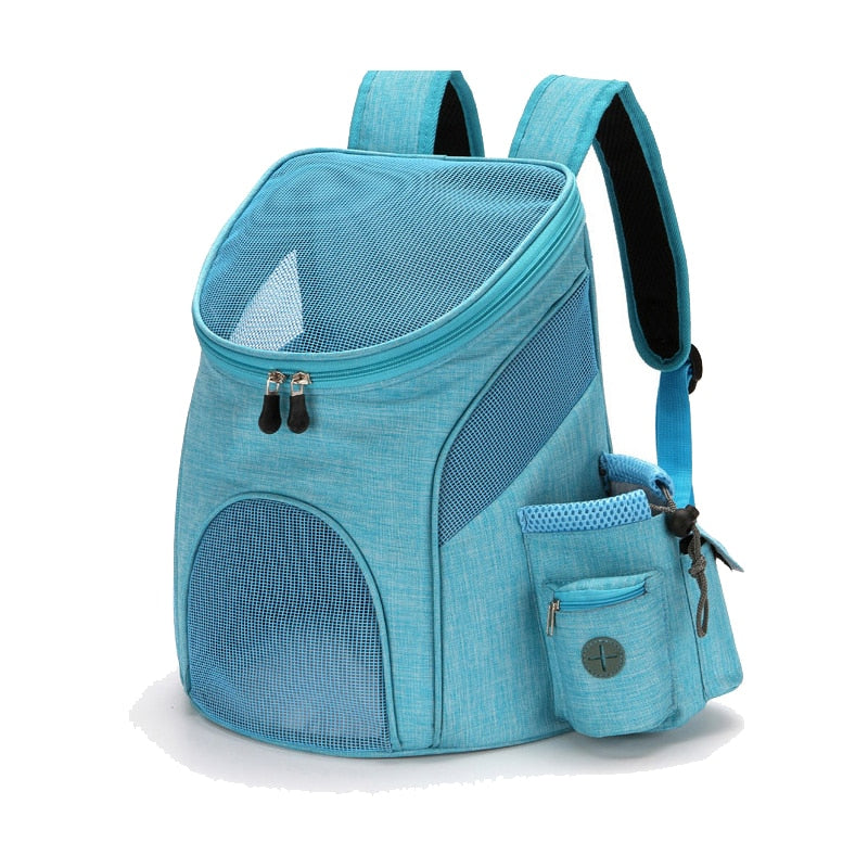Foldable Pet Carrier Backpack Dog Cat Outdoor Travel Carrier Packbag Portable Zipper Mesh Pet Backpack Pet Out Bag Cat Backpack