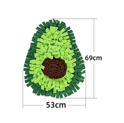 Dog Sniffing Training Mat Round Washable Blanket Pet Stress Training Relieving Nosework Mat Dog Product Supplies