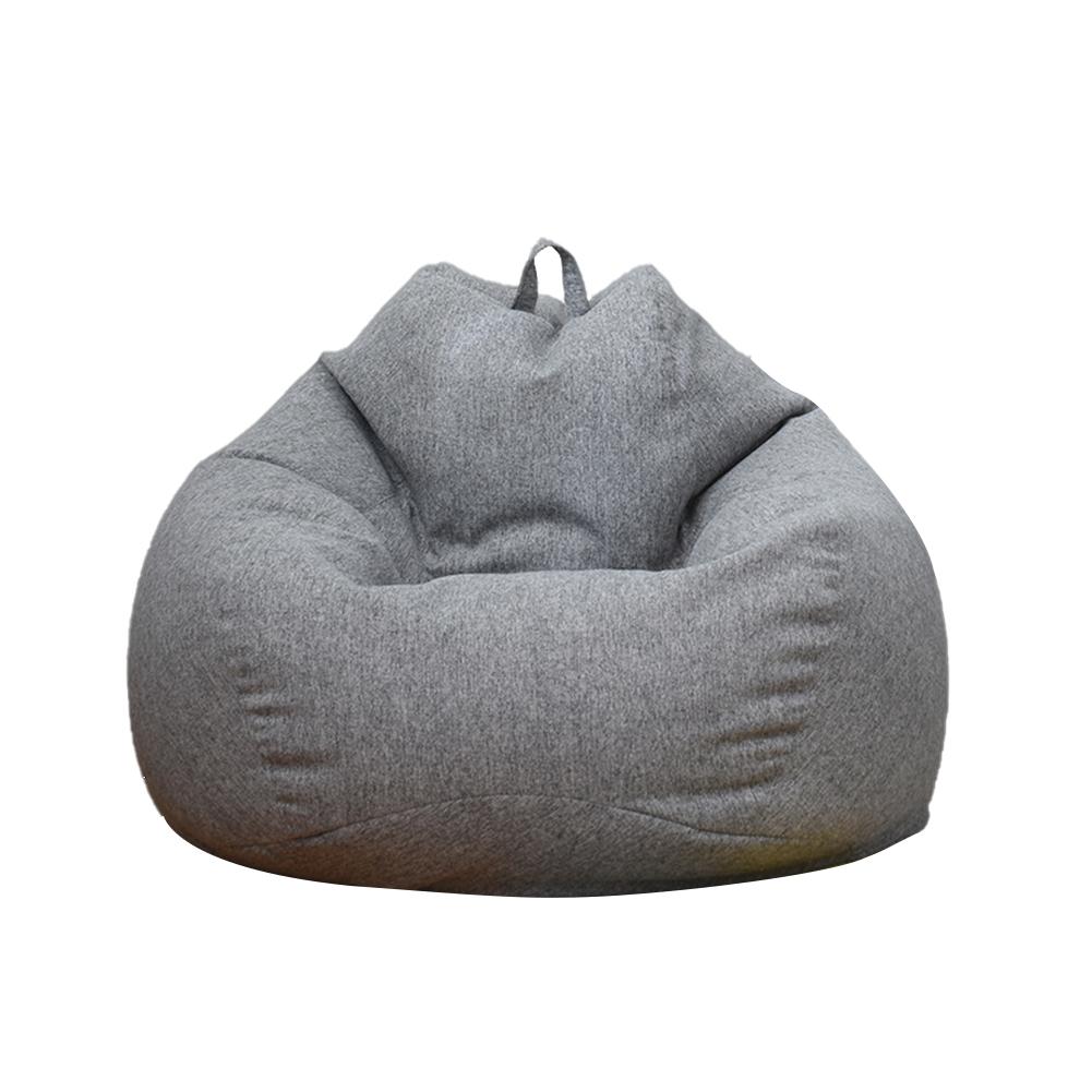 Lazy Sofa Cover Bean Bag Lounger Chair Sofa Seat Living Room Furniture Without Filler Beanbag Sofa Bed Pouf Puff Couch Tatami