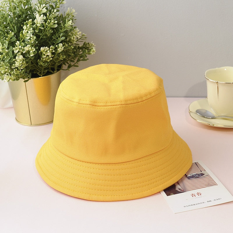 Women Hat Solid Artificial Fur Warm Female Cap Faux Fur Winter Bucket Hat for Women Outdoor Sunscreen Sun Hat Panama Lady Cap