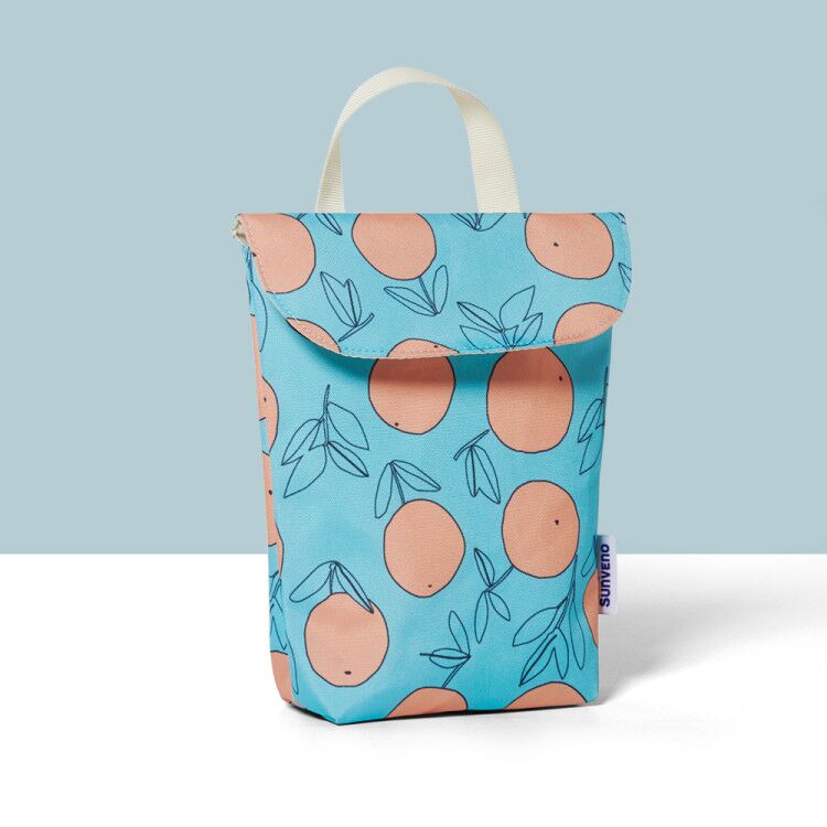 Sunveno Baby Diaper Bag Organizer Reusable Waterproof Wet/Dry Cloth Bag