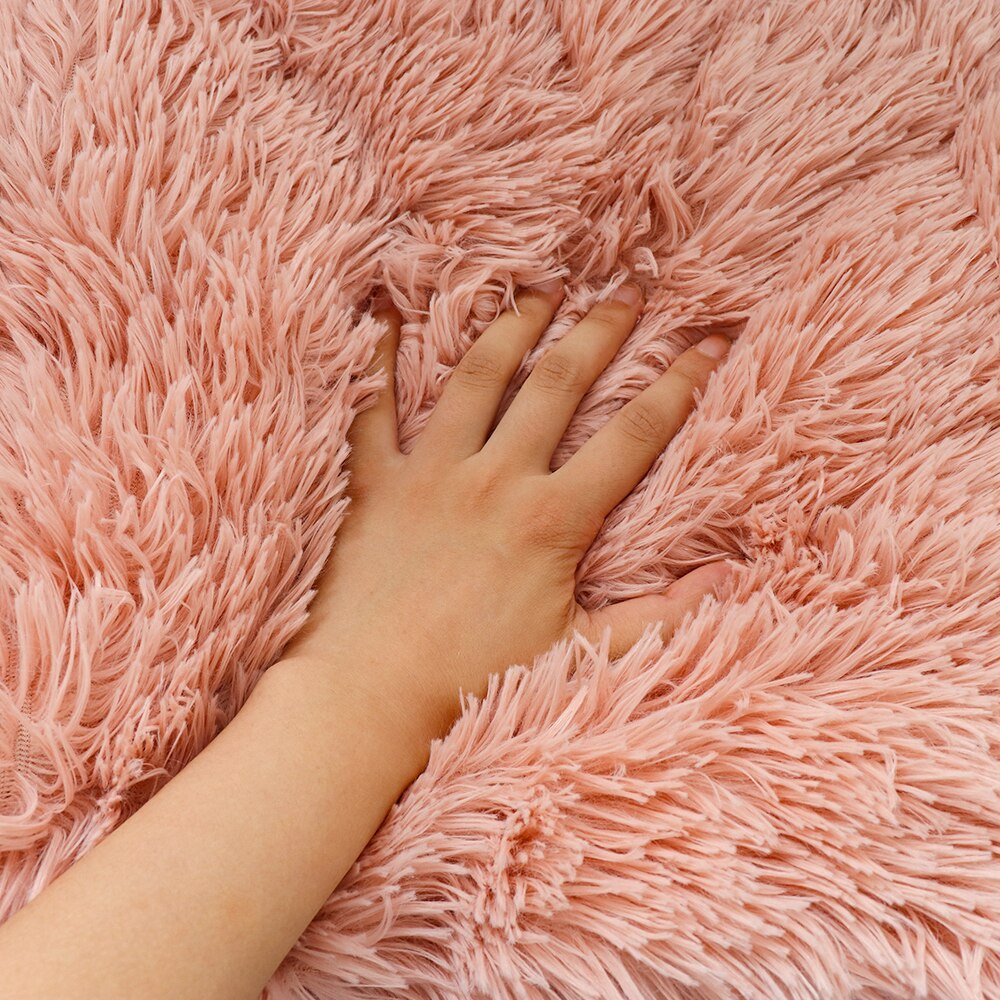 Soft Dog Mat Blanket Fluffy Long Plush Pet Puppy Cat Bed Mattress For Small Medium Dogs Cats Warm Sleeping Cover Dog Supplies