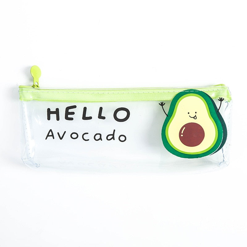 1 Pcs Pencil Case Avocado School Pencil - School Supplies Stationery