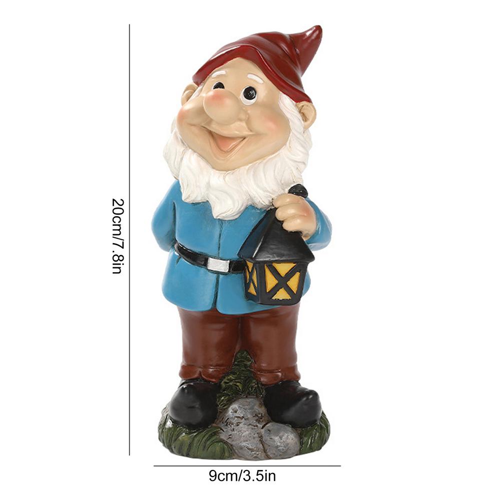 Funny Resin Garden Gnome Statue Hand-painted Naughty Dwarfs Figurines Home Lovely Crafts Garden Decoration For Birthday Gifts