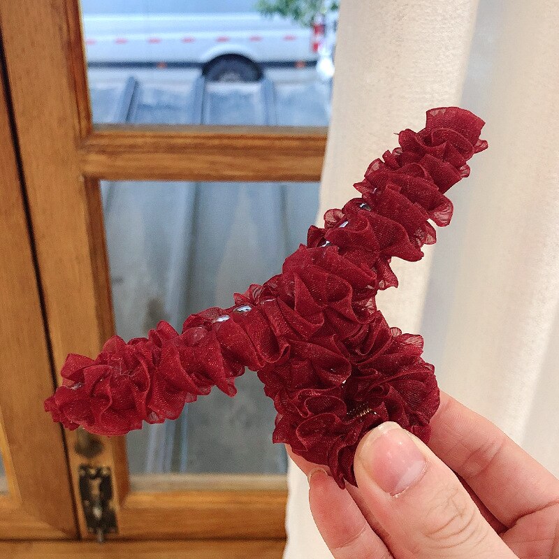 Cute Colorful Soft Plush Hair Claws
