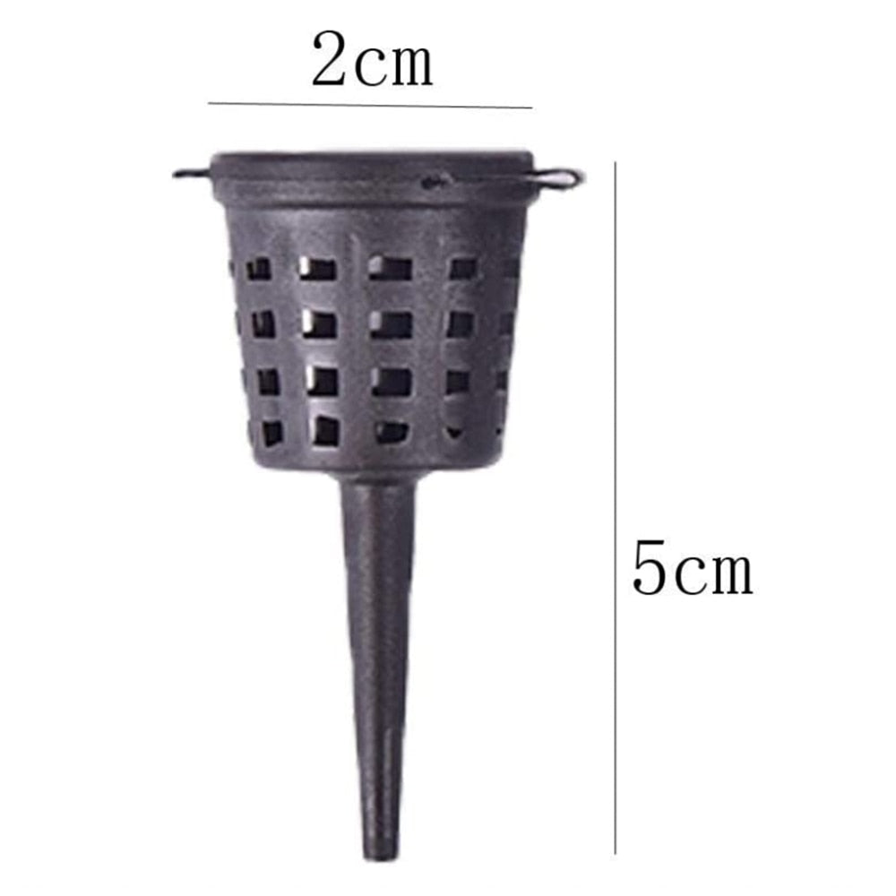 50Pcs Plant Fertilizer Baskets With Lid Orchid Cultivate Park Root Nursery Pots Bonsai Portable Automatic Fertilizer Pot Box