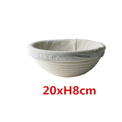 Round /Oval Banneton Brotform Bread Proofing Proving Rattan Basket Bread Banneton Dough Wicker DIY Tool
