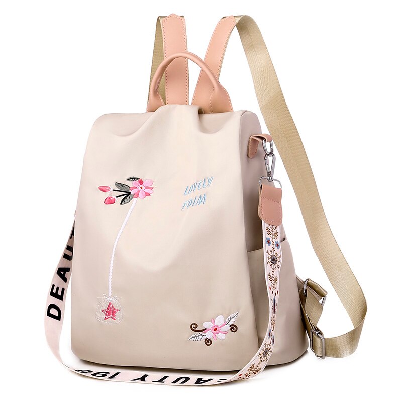 Fashion Backpack Women Oxford Cloth Shoulder Bags School Bags for Teenage Girls Light Ladies Travel Backpack Mochila Feminina
