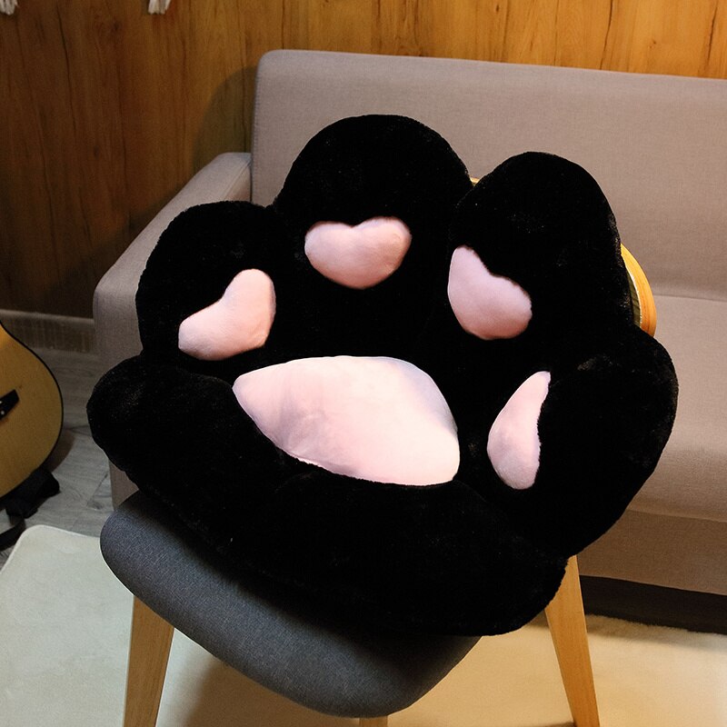 Kawaii Cat Paw Seat Cushion Squishy Giant Stuffed Plush Soft Sofa Indoor Home Chair Decor Pillow Cute Birthday Gift For Girls