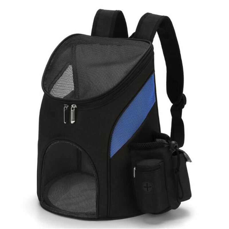 Foldable Pet Carrier Backpack Dog Cat Outdoor Travel Carrier Packbag Portable Zipper Mesh Pet Backpack Pet Out Bag Cat Backpack