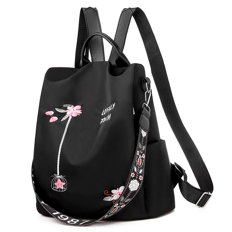Fashion Backpack Women Oxford Cloth Shoulder Bags School Bags for Teenage Girls Light Ladies Travel Backpack Mochila Feminina