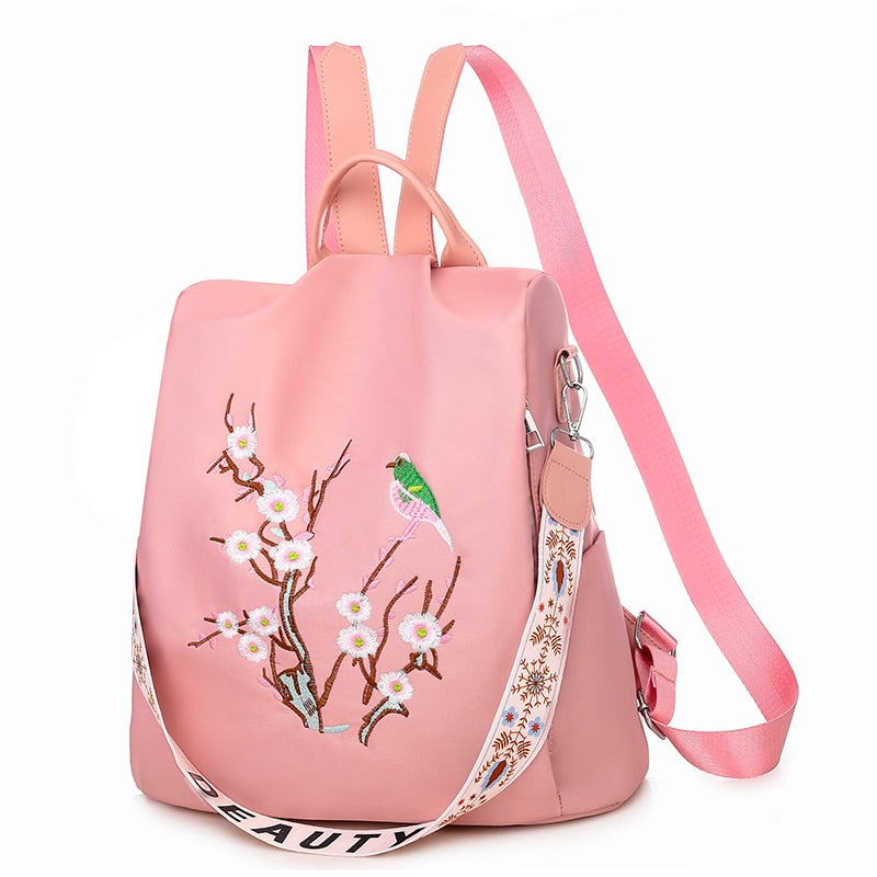 Fashion Backpack Women Oxford Cloth Shoulder Bags School Bags for Teenage Girls Light Ladies Travel Backpack Mochila Feminina
