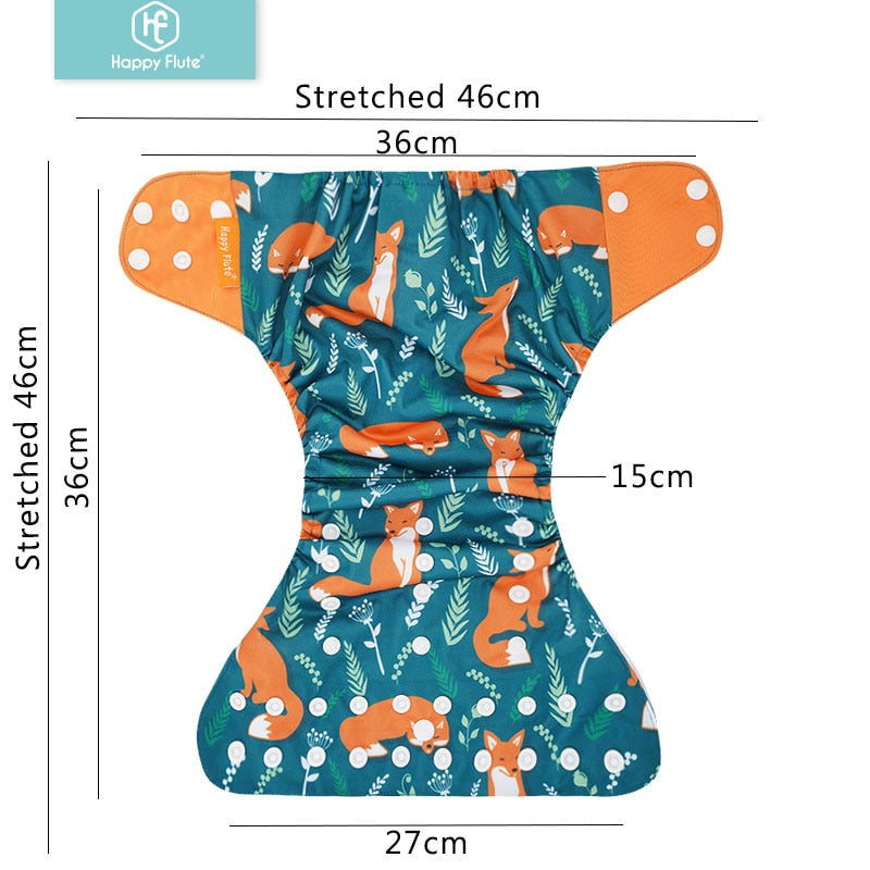 Baby Nappy 4Pcs/Set Diaper Cover Waterproof&Reusable Cloth Diaper