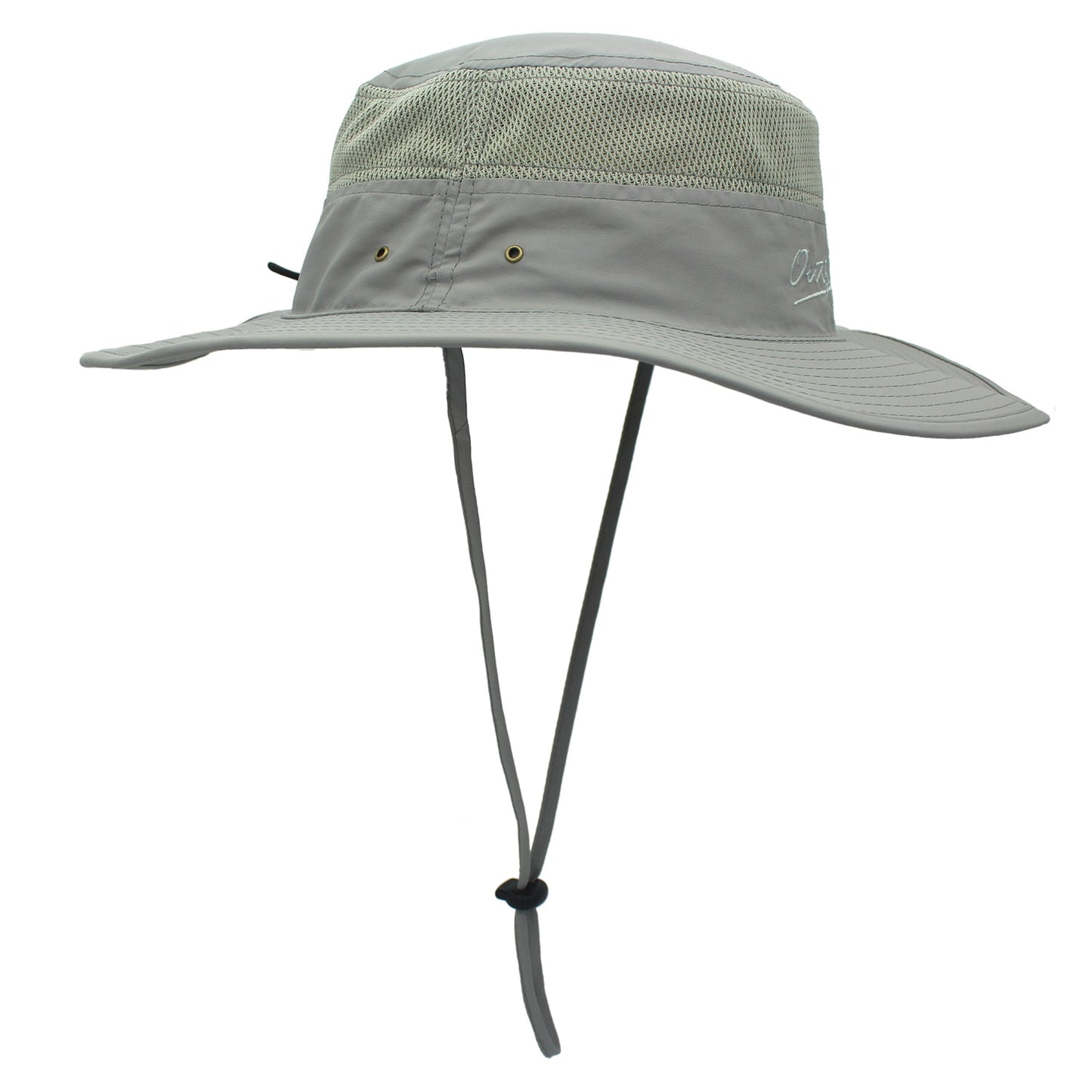 Summer Boonie Bucket Hats For men's Fisherman Widthwise Brim Sunhat Fishing Breathable Mesh Quick-drying Fabric Big hat