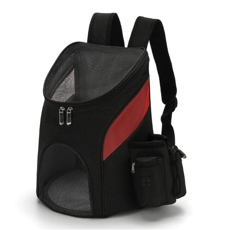 Foldable Pet Carrier Backpack Dog Cat Outdoor Travel Carrier Packbag Portable Zipper Mesh Pet Backpack Pet Out Bag Cat Backpack