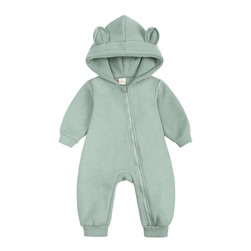 2023 Spring Autumn Newborn Baby Boys Girls Warm Clothing Long Sleeve Mom Children Romper Cotton Kids Garments Soft Pajama 0-2y