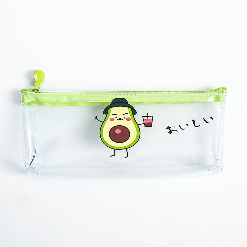 1 Pcs Pencil Case Avocado School Pencil - School Supplies Stationery