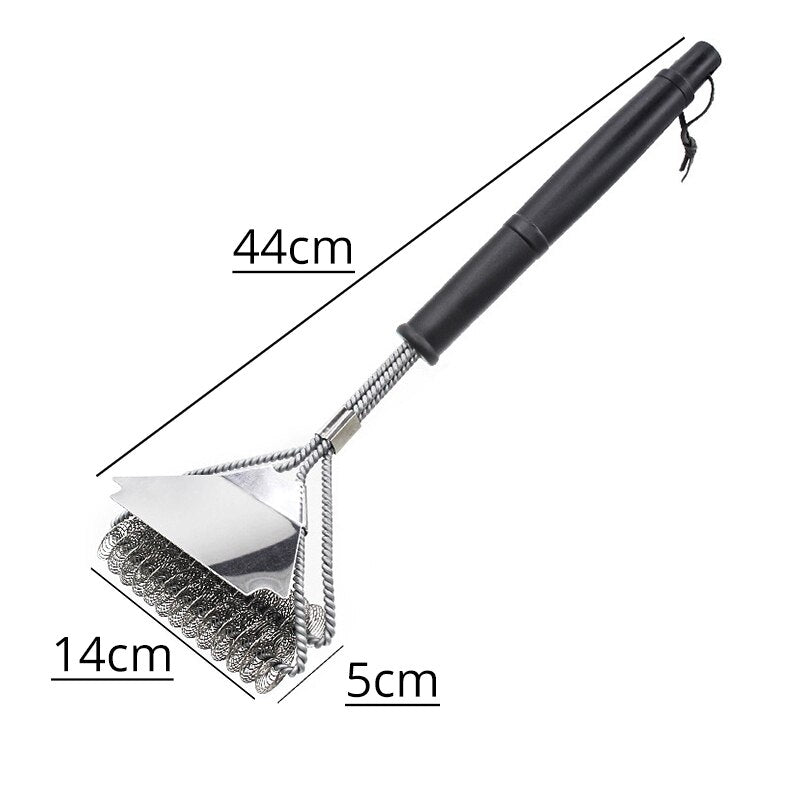 Grill Brush and Scraper, Best BBQ Cleaner, Perfect Tools for All Grill Types, Including Weber, Ideal Barbecue Accessories