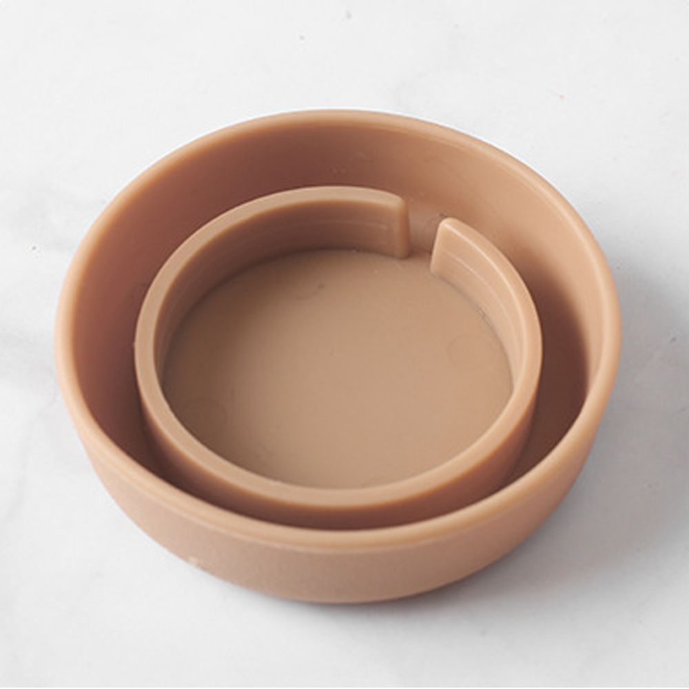 Automatic Water Absorption Plantpot Self Watering Lazy Flowerpot Round Double-layer Succulent Plant Small Green Plant Flowerpot