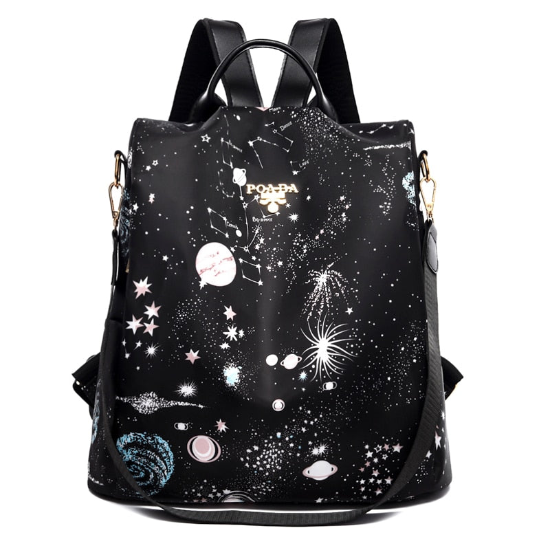 Fashion Backpack Women Oxford Cloth Shoulder Bags School Bags for Teenage Girls Light Ladies Travel Backpack Mochila Feminina