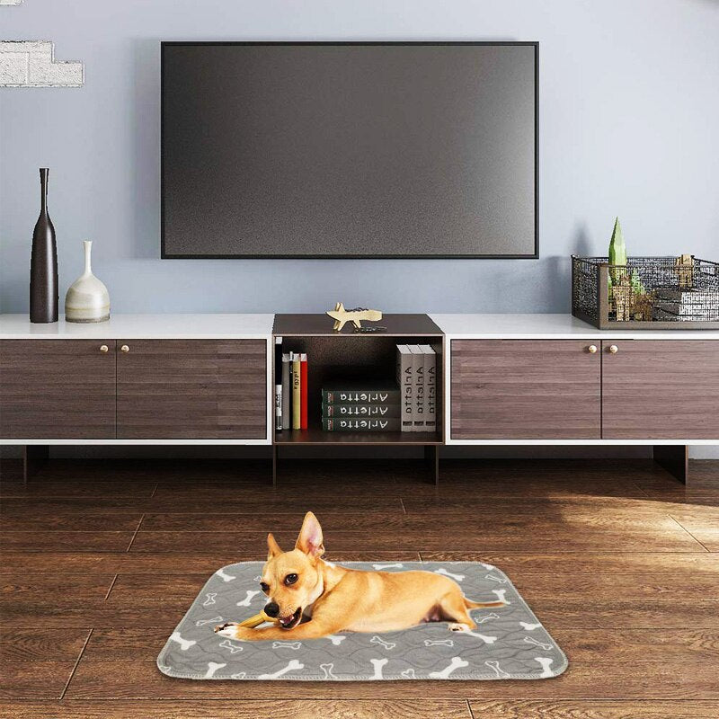 Z20 Reusable Dog Diaper Mat Waterproof Absorbent Pet Pee Pads Washable Puppy Urine Pads Dog Training Pads Seat Cover Dropship