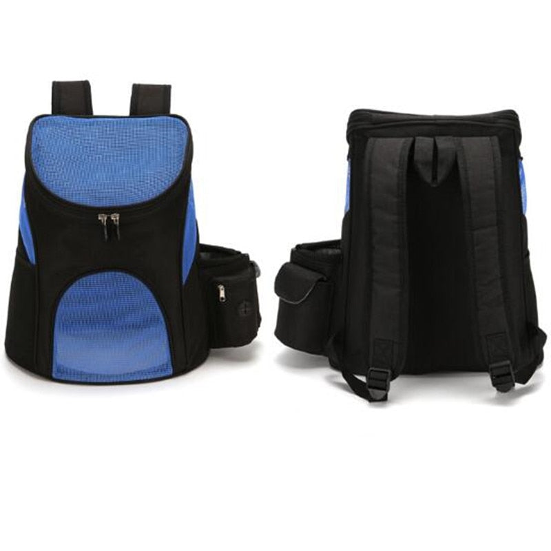 Foldable Pet Carrier Backpack Dog Cat Outdoor Travel Carrier Packbag Portable Zipper Mesh Pet Backpack Pet Out Bag Cat Backpack