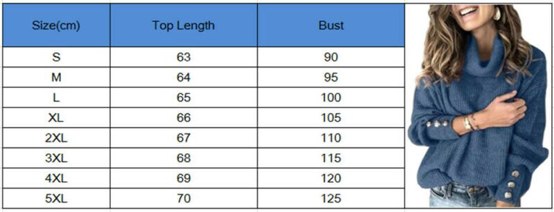 Plus Size Women's Winter Long Sleeve Sweater Autumn Sweat Turtleneck Fashion New Ladies Jumper Pullover Tops