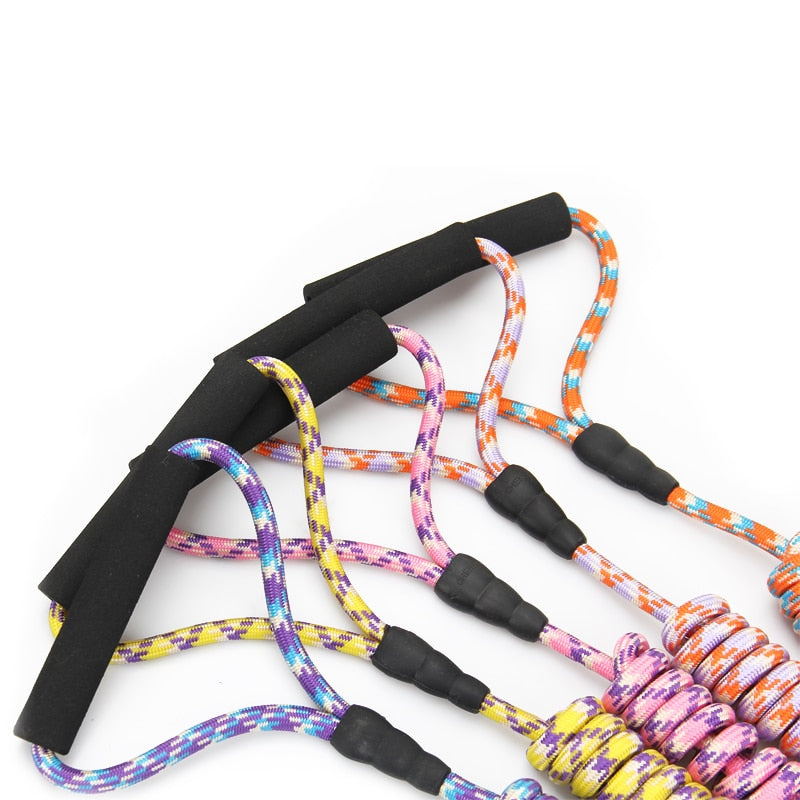 Nylon Dog Collars Leashes Adjustable Dog Rock Climbing Dogs Collar for Small Medium Large Pet Collars Leashes Set S-XL