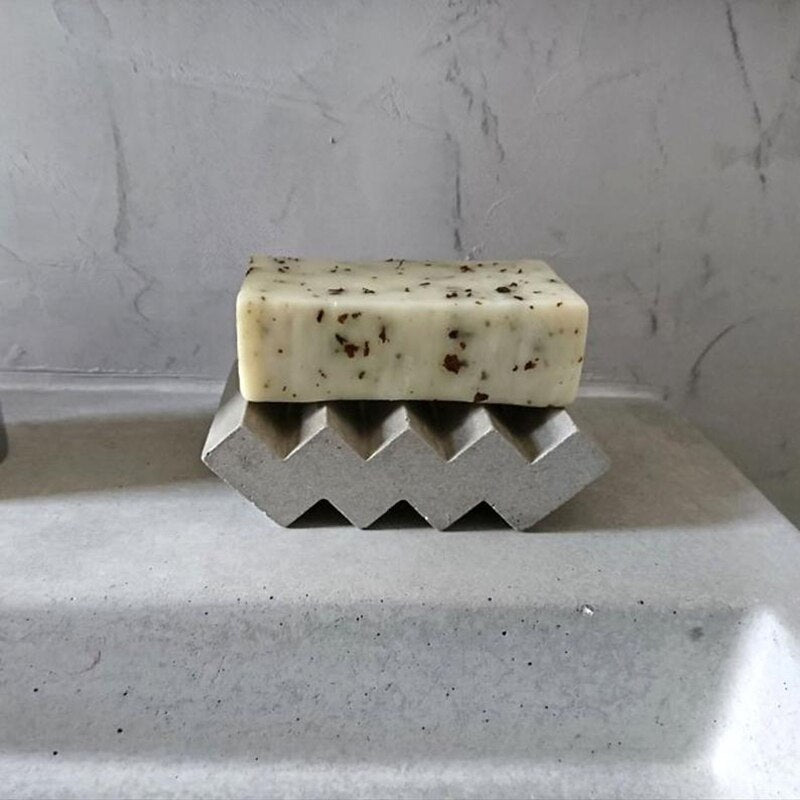 Cement soap box soap holder silicone mold office pen holder bathroom supplies toothbrush holder soap holder silicone mold
