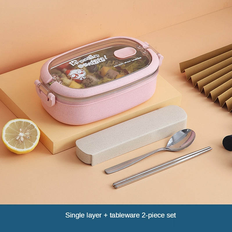 Multi-Layer Bento Box Japanese Style Portable Outdoor 304 Stainless Steel Thermal Lunch Box for Kids with Compartment Food Boxs
