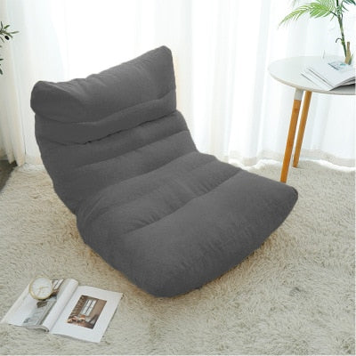 Lazy Sofa Cover Bean Bag Living Room Tatami Relaxing Chair Couch Cover Lazy Beanbag Without Inner Filler