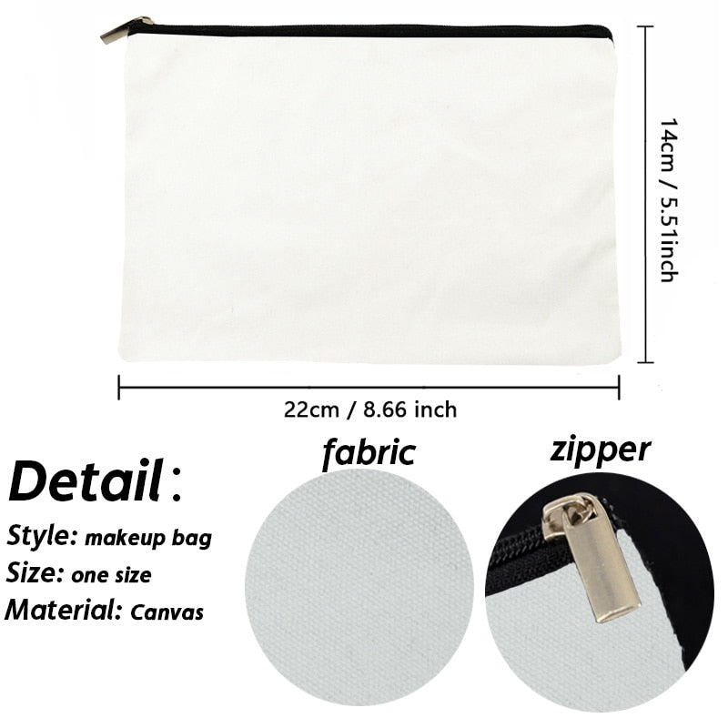 Letter Print Women Cosmetic Bag Bridesmaid MakeUp Case Beauty Toiletries Organizer Wash Storage Pouch Wedding Party Bride Gifts