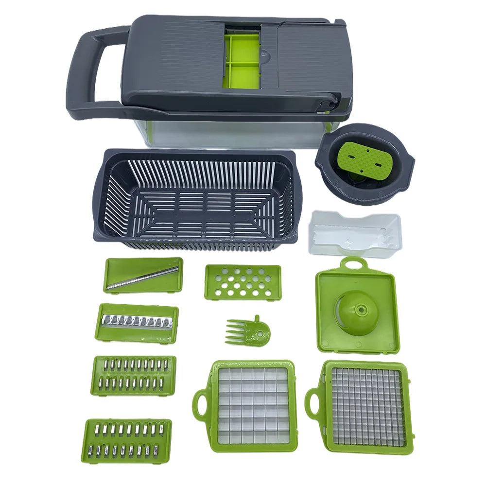 Vegetable Cutter Multifunctional Slicer Fruit Potato Peeler Carrot Grater Kitchen accessories basket vegetable slicer