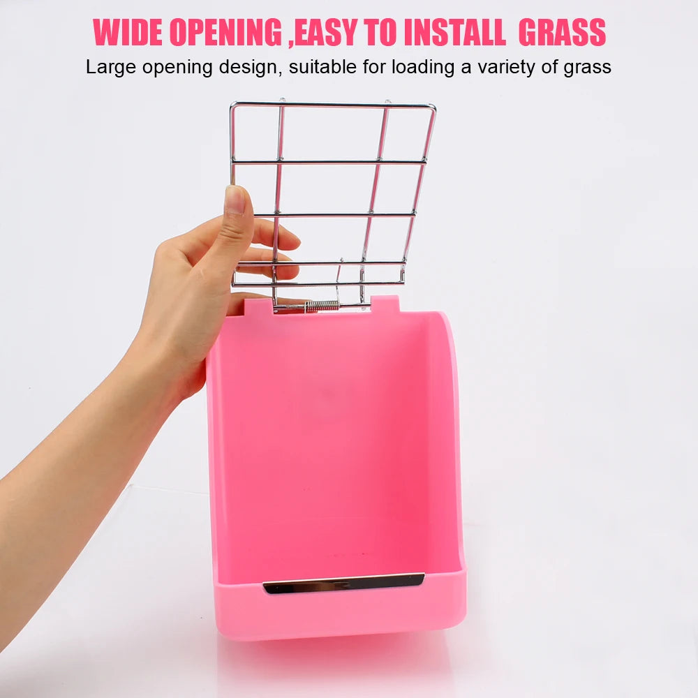 Rabbit Grass Frame Hay Feeder Rabbit Pet Food Container Rabbit Food Basket Grass Hay Bowl Rack Grass Rack Spring Grass Frame