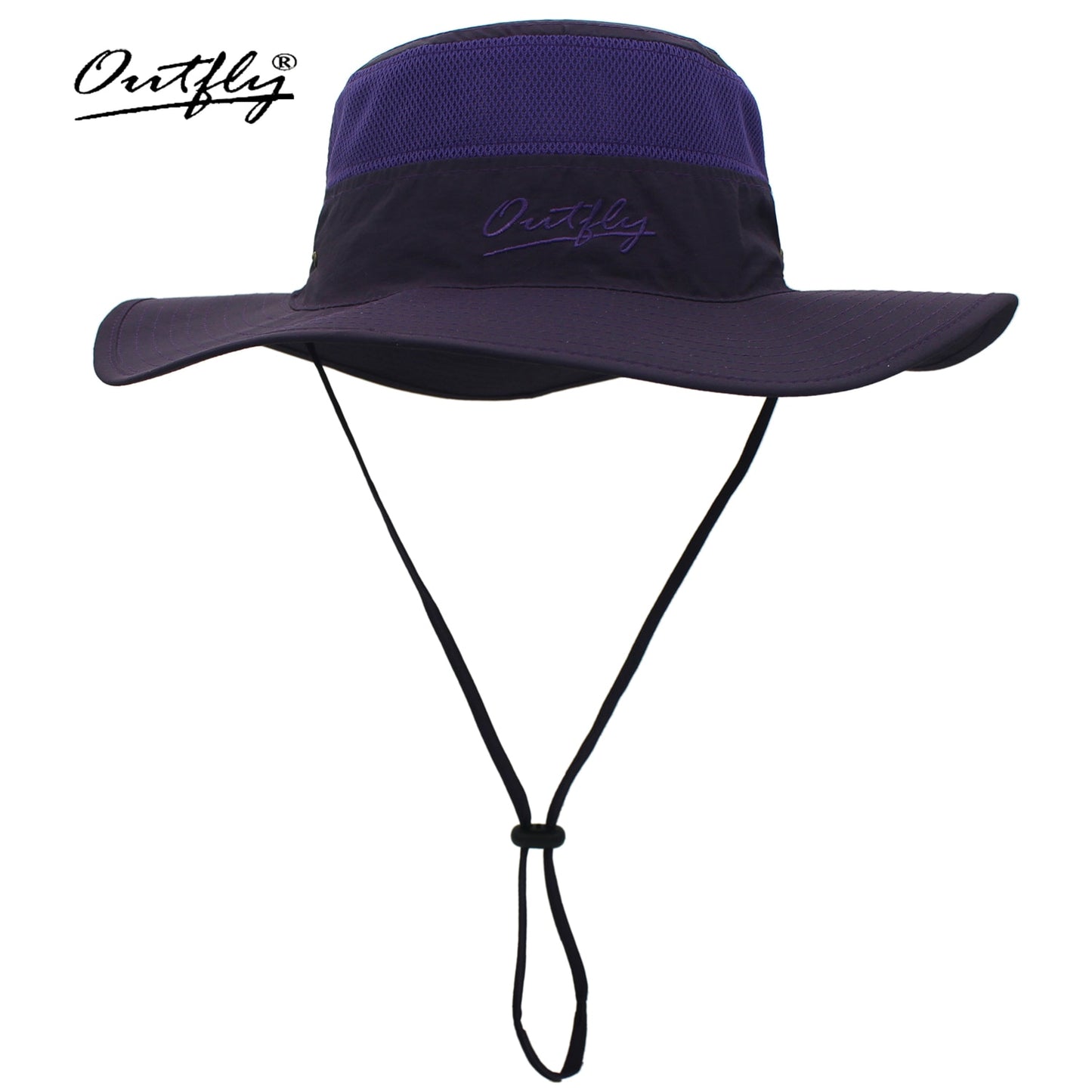Summer Boonie Bucket Hats For men's Fisherman Widthwise Brim Sunhat Fishing Breathable Mesh Quick-drying Fabric Big hat