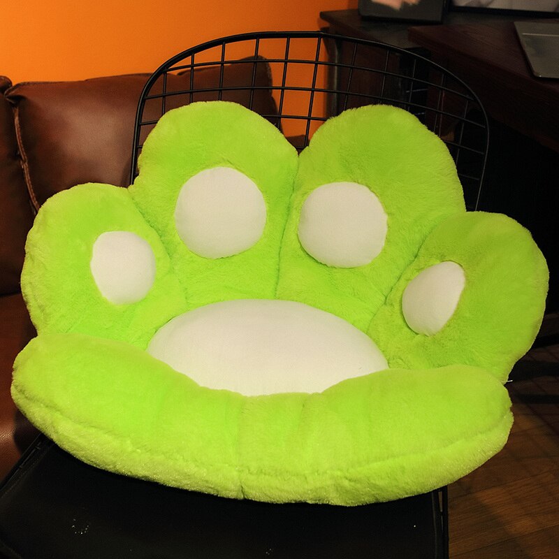 Kawaii Cat Paw Seat Cushion Squishy Giant Stuffed Plush Soft Sofa Indoor Home Chair Decor Pillow Cute Birthday Gift For Girls
