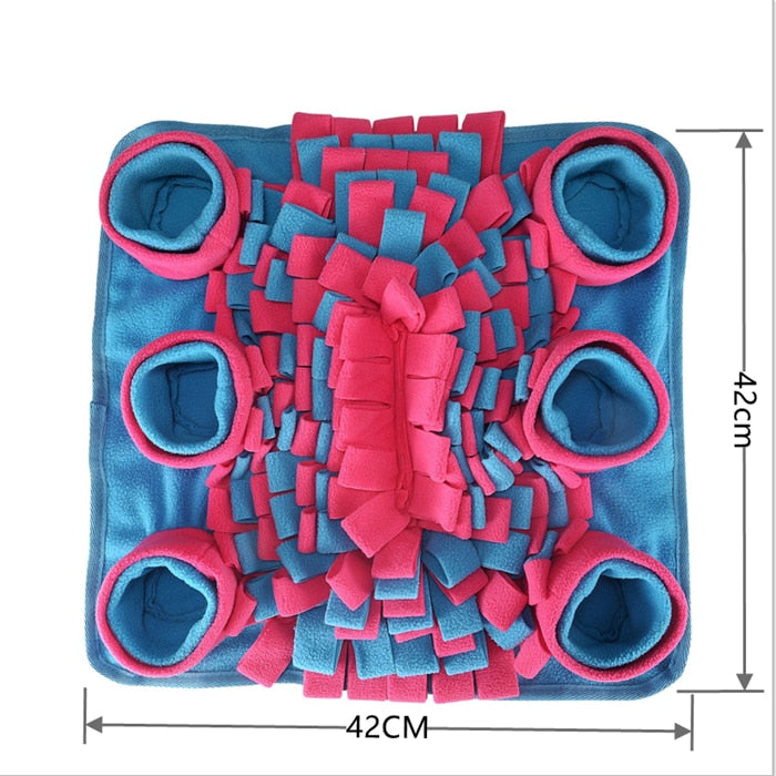 Dog Sniffing Training Mat Round Washable Blanket Pet Stress Training Relieving Nosework Mat Dog Product Supplies