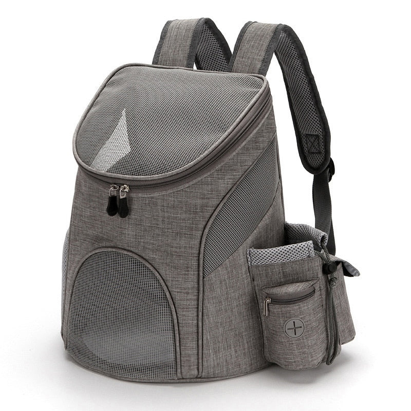 Foldable Pet Carrier Backpack Dog Cat Outdoor Travel Carrier Packbag Portable Zipper Mesh Pet Backpack Pet Out Bag Cat Backpack