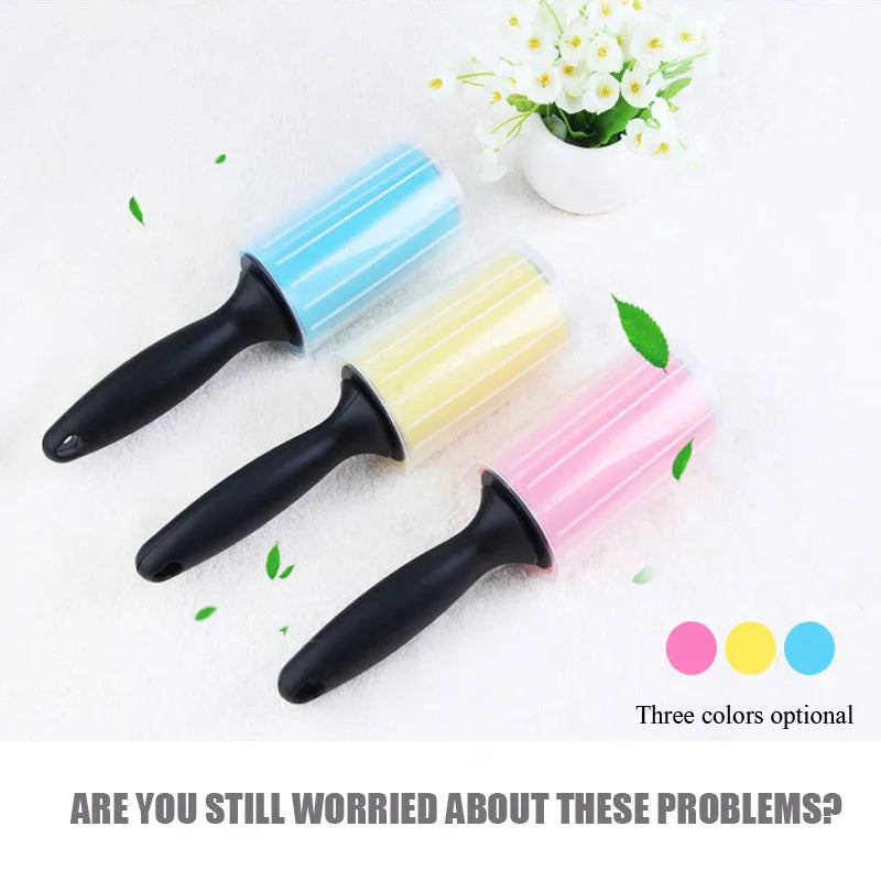 Reusable Washable Roller Dust Cleaner Lint Sticking Roller for Clothes Pet Hair Cleaning Household Dust Wiper Tools