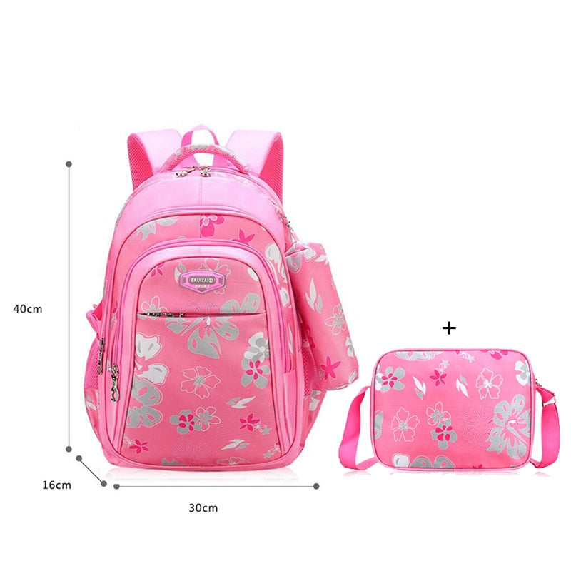 Floral Girls Backpacks School Bags For Girls Set children school bags Children's Backpack Kids Backpacks school backpack