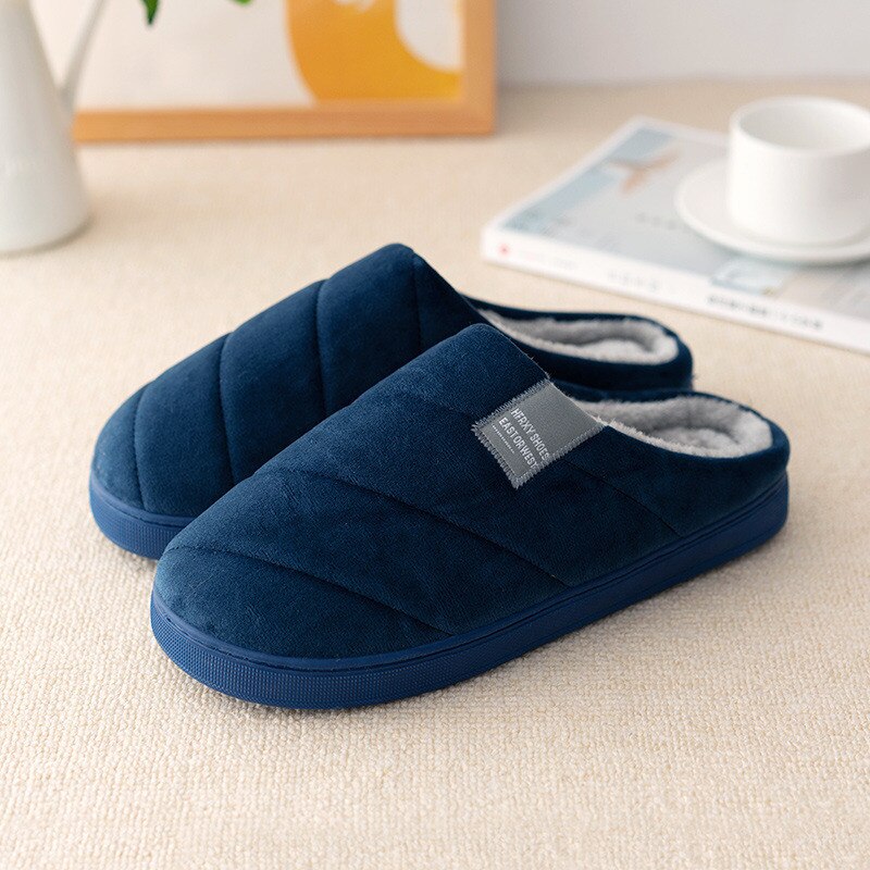 Lovers Indoor Slippers Warm Plush Soft Bottom Women & Men