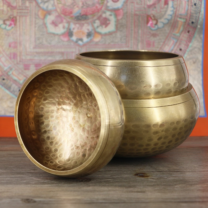 Handmade Buddha Bowls Meditation Copper Chime